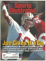 1992 Sports Illustrated 49ers Joe Montana Cincinnati Reds Spokane WA Bri... - $4.95