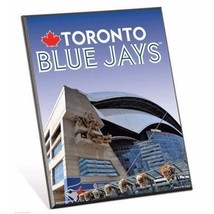 MLB Toronto Blue Jays Stadium Premium 8&quot; x 10&quot; Solid Wood Easel Sign - £7.77 GBP