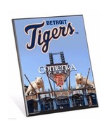 MLB Detroit Tigers Stadium Premium 8&quot; x 10&quot; Solid Wood Easel Sign - £7.95 GBP