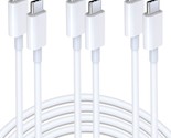 Usb C To Usb C Charger Cable, Type-C Fast Charging Data Sync Cord 3Pack ... - £15.16 GBP