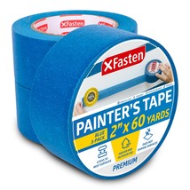 Professional Blue Painters Tape 2-Inches X 60 Yards (3-Pack) Blue Painters Maski - £26.57 GBP