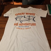 NEW Unisex Great White Shark Big Adventure T-Shirt size S - £7.63 GBP