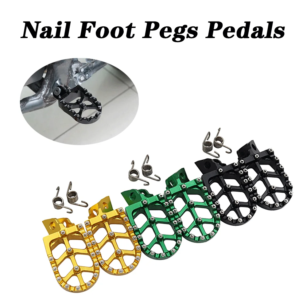  cnc foot peg pedals for kawasaki kx250 kx450 2019 2020 kx250f kx450f 2017 2018 klx450r thumb200