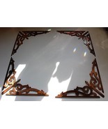 Scroll Corners (V Shaped) - Metal Wall Art - Copper 3&quot; - $491.32 MXN