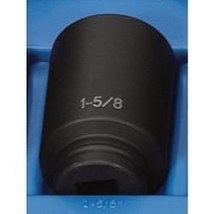 Grey Pneumatic Impact Socket 6PT, 1-5/8&quot; &amp; 3/4D Sizes for Heavy-Duty - $1,726.74 MXN