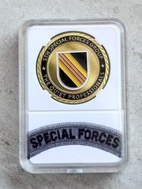 U S Army 5th Special Forces Group (Airborne) Challenge Coin With Case - £13.99 GBP