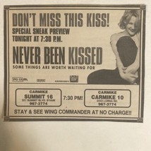 Never Been Kissed Vintage Movie Print Ad Drew Barrymore Tpa26 - $5.93