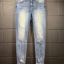 Buckle Black Fit No. 93 Women&#39;s Blue Distressed Straight Denim Jeans Size 28  - £20.03 GBP