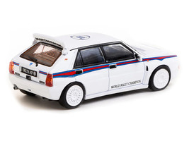 Lancia Delta HF Integrale White w Red Blue Stripes Martini 6 - World Rally Champ - £26.66 GBP