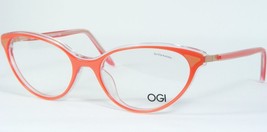 Ogi Evolution 9218 1898 Coral /Red Eyeglasses Glasses Frame 52-17-140mm Italy - $134.18