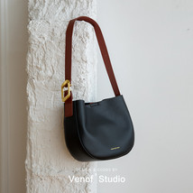 Dating Bag Women&#39;s Brand Soft Leather Shoulder Bag Ladies Top Grade Sling Bucket - £96.12 GBP
