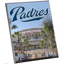 MLB San Diego Padres Stadium Premium 8&quot; x 10&quot; Solid Wood Easel Sign - £7.81 GBP