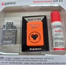 Rare Orange Voodoo Social Club Zippo Lighter Gift Kit - $33.20