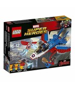 LEGO Super Heroes Captain America Jet Pursuit 76076 Building Kit (160 Pi... - £132.06 GBP