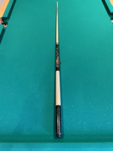 Vintage J Flowers Pool Cue with Wood Carving Flowers and Rhinestone - 18... - $1,126.76 MXN