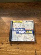 Microsoft Streets &amp; Trips 2001 PC CD ROM - £8.69 GBP