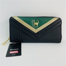 Disney Marvel Loki Original New Men&#39;s Wallet Long Multi-card Slot Men&#39;s Clutch H - £96.49 GBP