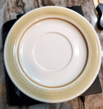 Vintage Genuine Stoneware Japan Yellow Gold 6.25” Saucer Plates - $4.50