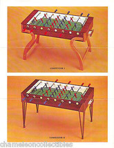 FOOSBALL COMPETITOR HOCKEY RETRO 1970s ORIG ARCADE GAME MACHINE FLYER Vi... - $17.55