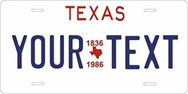 Texas 1986 Personalized Tag Vehicle Car Auto License Plate - £13.18 GBP