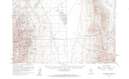 Awakening Peak Quadrangle Nevada 1958 Map Vintage USGS 15 Minute Topographic - £13.23 GBP