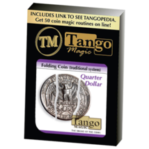 Folding Coin Quarter (D0021) by Tango Magic - £13.95 GBP