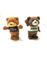 Vintage 1987 CHOCOLATE CHUMS Set of 2 Snickers and Milky Way Bears - $13.57 CAD