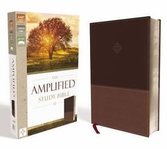 Amplified Study Bible, Imitation Leather, Brown- New - $89.09