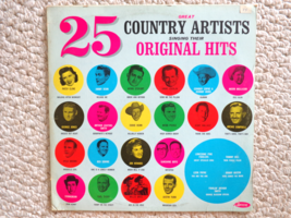 “25 COUNTRY ARTISTS SINGING THEIR ORIGINAL HITS LP ALBUM (#2324) LP-711,... - $16.40 CAD