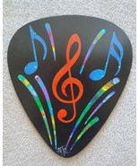Colorfull Guitar pick Music wall decor hanging, Unique Music note Wall a... - $98.99