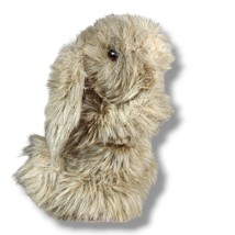 Vintage Dakin 1983 Bunny Plush Hand Puppet Easter Rabbit Beige White Floppy Ears - $16.95