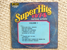 “Super Hits 1974 Volume 1” By Various Artists Lp Album (#2327) Sa 258, 1974 - £10.21 GBP