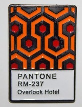 The Shining Movie Overlook Hotel Rm-237 Pantone Carpet 1&quot; Metal Enamel Pin NEW - £6.25 GBP