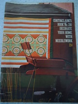 Coats & Clark Decorate Your Home with Needlework Booklet 1971 - $3.99