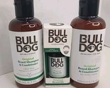 2x Bulldog Original Beard Shampoo &amp; Conditioner Men 200mL 6.7oz Beard Oi... - £19.38 GBP