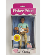 Vintage Fisher-Price Loving Family Dad and Baby African American 3+ 1999 - $74.20