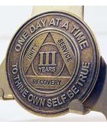 Alcoholic 3 Year Recovery - One Day Chip-Medallion Coin Medal Token AA A... - £3.91 GBP