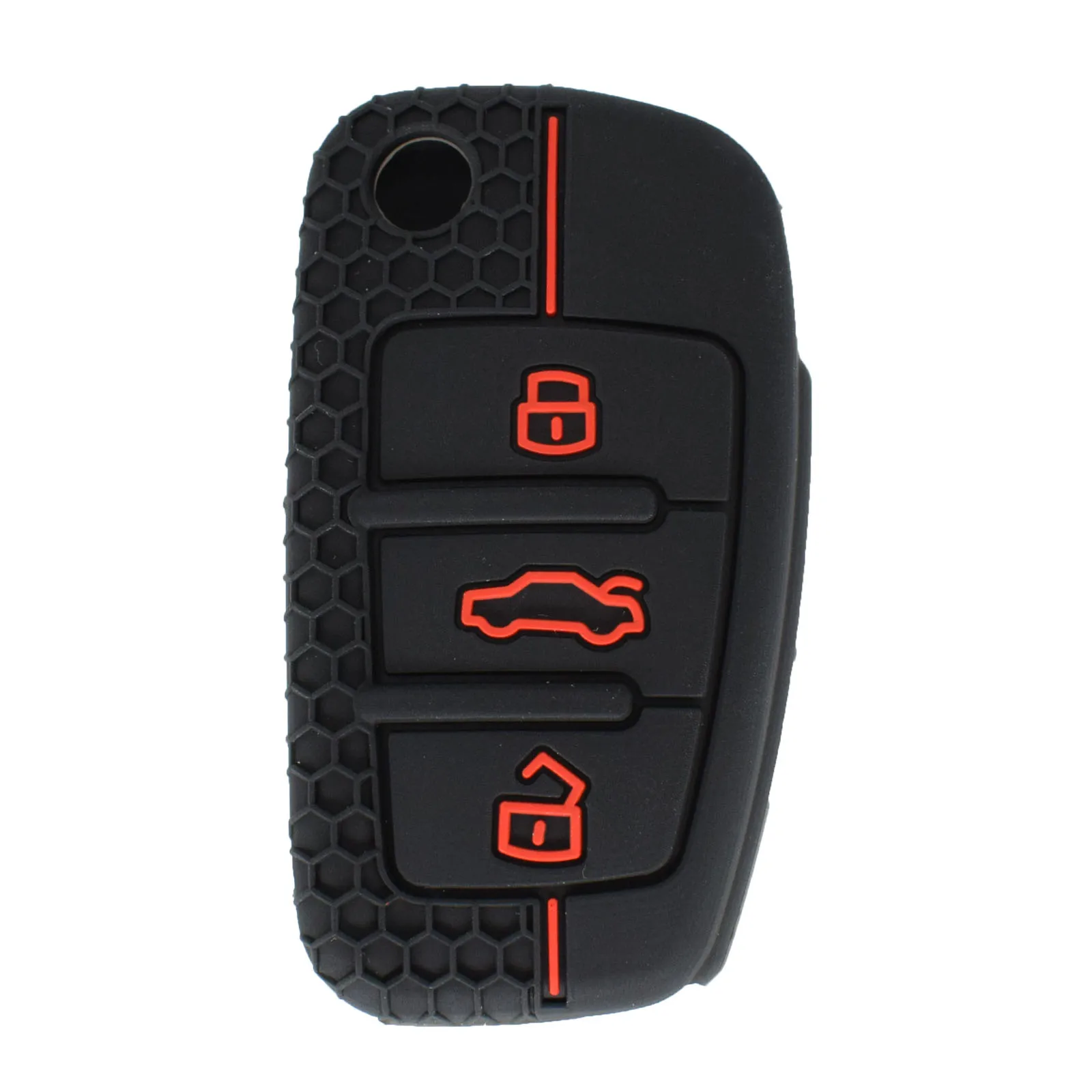 Silicone Remote Car Key Cover for Audi A1 S1 A3 S3 A4 A6 RS4 TT Q3 Q7 2005 - 2 - £10.19 GBP