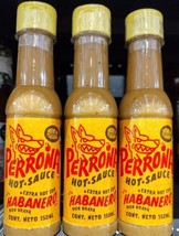 3X LA PERRONA HABANERO EXTRA HOT SALSA - 3 of 150ml - FREE SHIPPING - £16.04 GBP