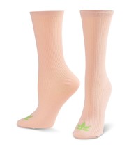 HUE Womens Theracom Ribbed Night Crew Socks,1 Pack,Size C,Color Light Pink - £22.80 GBP