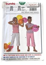 Burda Sewing Pattern 9581 Pants Girls Size 18 Month to 7 UNCUT - $8.66
