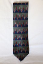 New Men&#39;s Neck Tie Van Heusen Nwt 100% Silk Olive Color Ties Accessories Usa Tag - £6.15 GBP