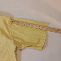 Bob Timberlake Build To Last Men's Yellow Cotton Short Sleeve Pockets Size Large image 14