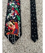 VTG Looney Tunes Mania Tie Christmas Men&#39;s AOP Christmas Classic Retro T... - $314.10 MXN