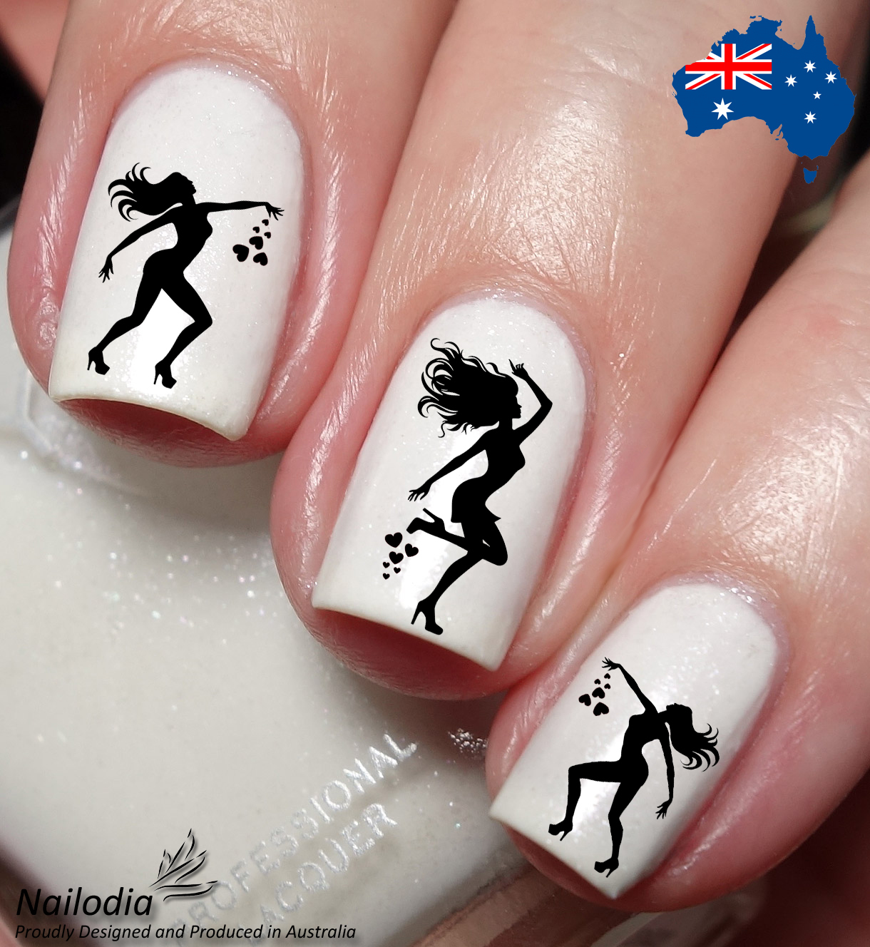 Dance and Party Nail Art Decal Sticker - $3.99