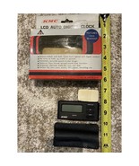 New K Mart KMC LCD Auto Digital Clock w/Original Packaging And Sleeve - ... - $21.73