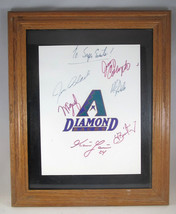 Inaugural Arizona Diamondbacks ORIGINAL Autographed Picture Framed - £14.42 GBP