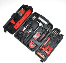 89 Piece Professional Home Repair Tool Kit Heat Treated Corrosion Resist w/ Case - £28.80 GBP