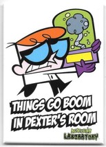 Dexter&#39;s Laboratory Animated Series Things Go Boom Refrigerator Magnet U... - £3.18 GBP