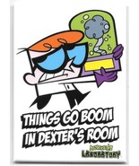 Dexter&#39;s Laboratory Animated Series Things Go Boom Refrigerator Magnet U... - £3.13 GBP